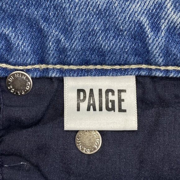 Paige Men’s Monty Straight-Leg Jeans Light Blue Size 32 - Picture 4 of 11